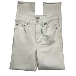 NWT - Pistola White Madi High Rise Slim Denim Jeans